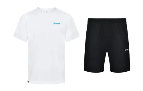 Li Ning Casual Sportswear Men's Crew Neck Moderate