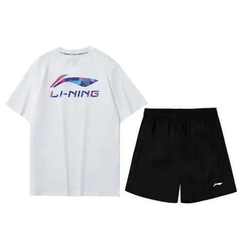 Li Ning Casual Sportswear Men's Crew Neck Moderate