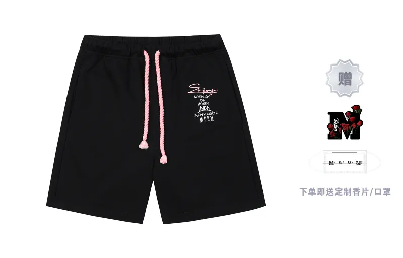 MR.ENJOYDA MONEY Casual Shorts Unisex Moderate