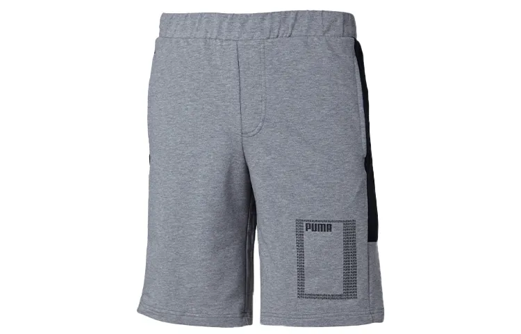 PUMA Sports Shorts Men's Gray Moderate