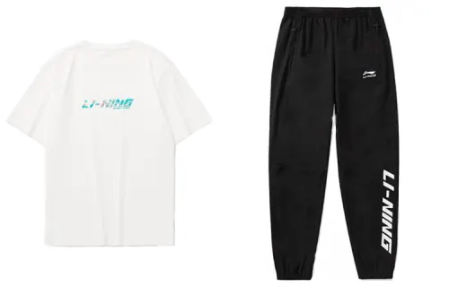 Li Ning Casual Sportswear Men's Crew Neck Moderate