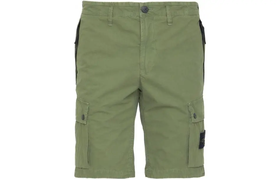 STONE ISLAND Casual Shorts Men's Green Moderate