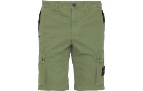 STONE ISLAND Casual Shorts Men's Green Moderate
