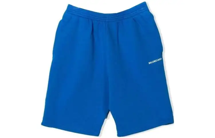 Balenciaga SS23 Casual Shorts Loose Fit Men's Blue