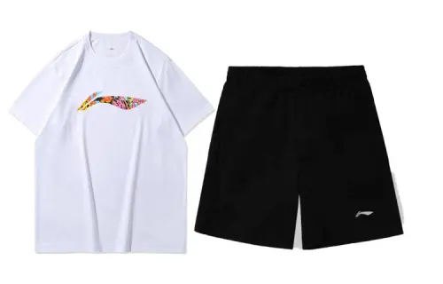 Li Ning Casual Sportswear Men's Crew Neck Moderate