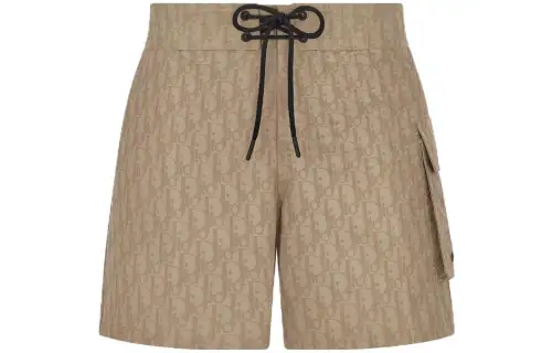DIOR FW23 Beach Shorts Men's Beige