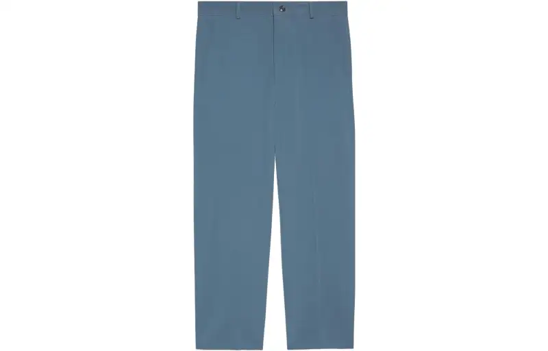 GUCCI FW23 Casual Pants Men's Blue