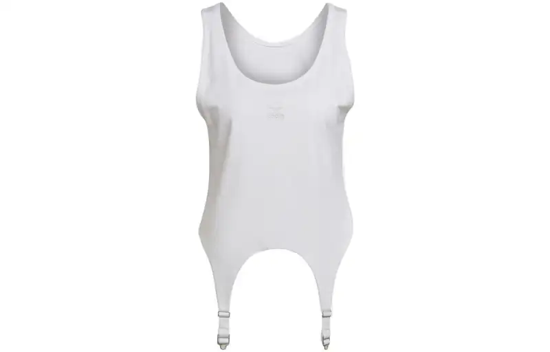 Adidas Originals Tank Tops Women's White Straight Fit