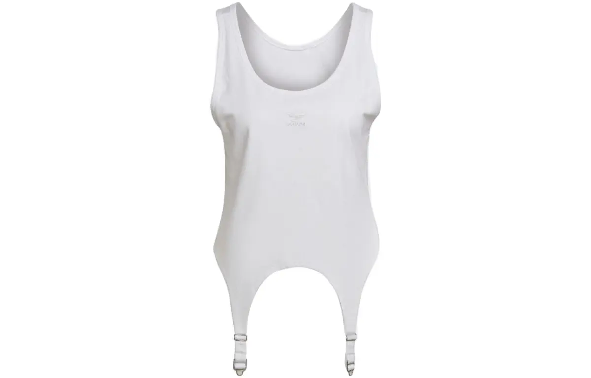 Adidas Originals Tank Tops Women's White Straight Fit