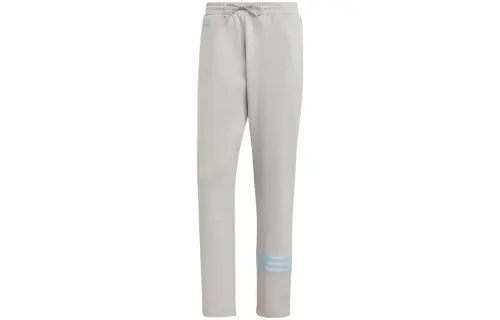 Adidas originals ADICOLOR NEUCLASSICS striped printed elastic mid-rise fitted straight casual pants for men gray
