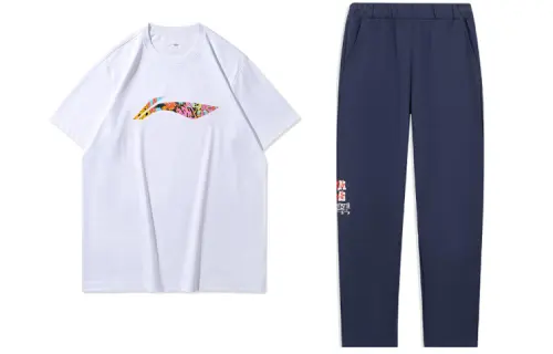Li Ning Casual Sportswear Men's Crew Neck Moderate