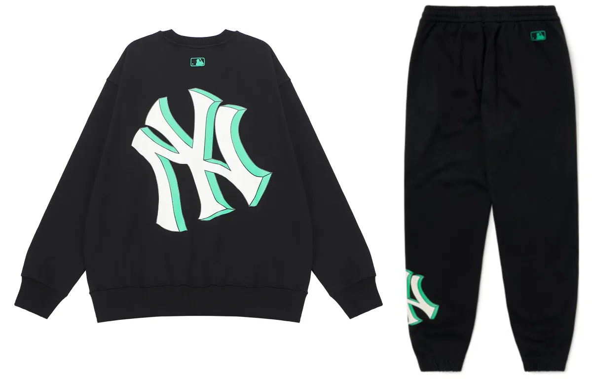 MLB Casual Sportswear Sets Unisex Crew Neck Moderate