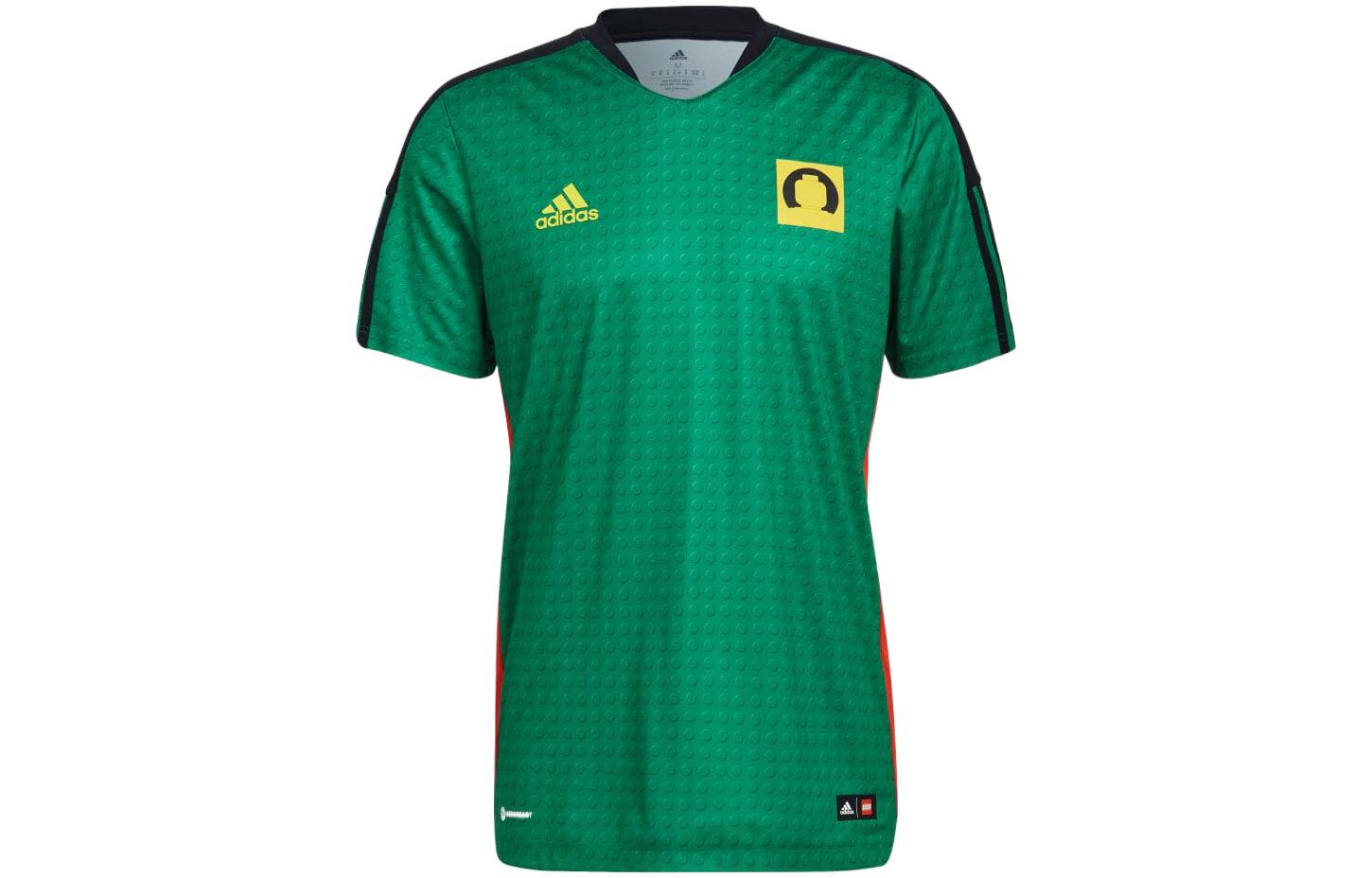 Adidas Soccer Jerseys Men’s Green Moderate Straight Fit