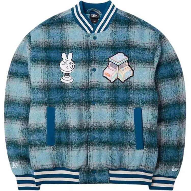 New Era Puffer Jacket Unisex Blue