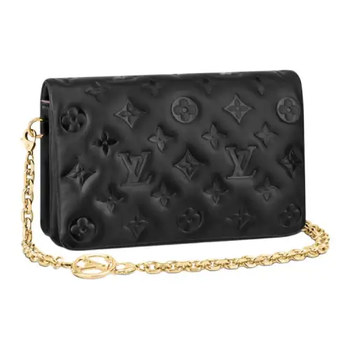 LOUIS VUITTON Pochette Coussin Black