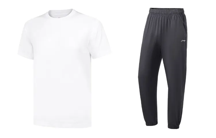 Li Ning Casual Sportswear Men's Crew Neck Moderate