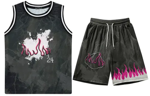 FireMonkey Basketball Suit Unisex Gift Box Set Included Black