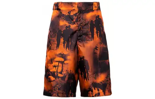 PRADA Casual Shorts Men's Orange Moderate