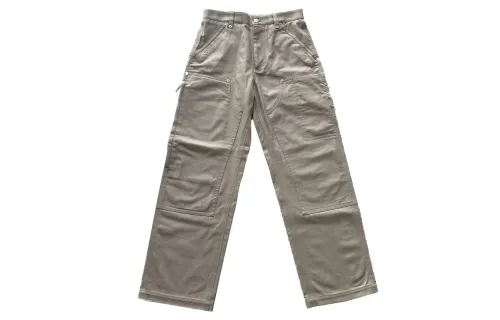 DIOR Casual Pants Men's Khaki Moderate Straight Fit Pants