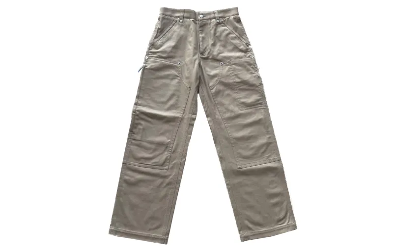 DIOR Casual Pants Men's Khaki Moderate Straight Fit Pants