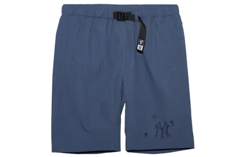 New Era Casual Shorts Unisex Blue Moderate