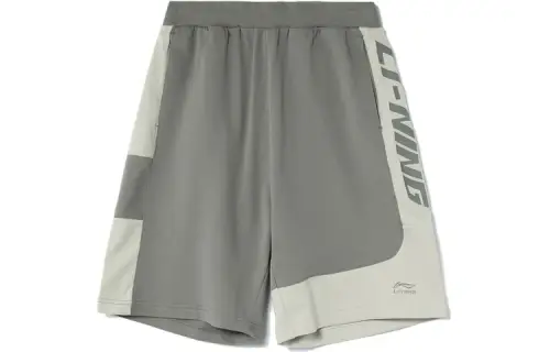 Li Ning Sports Fashion Collection Sports Shorts Men's Iron Asphalt Gray
