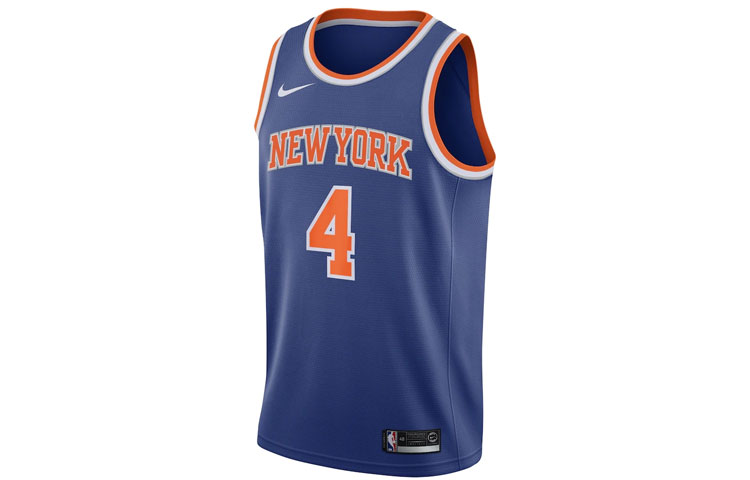 Nike Basketball Jersey SW Fan Edition City Edition, New York Knicks, Rose Size 4 Men’s Blue