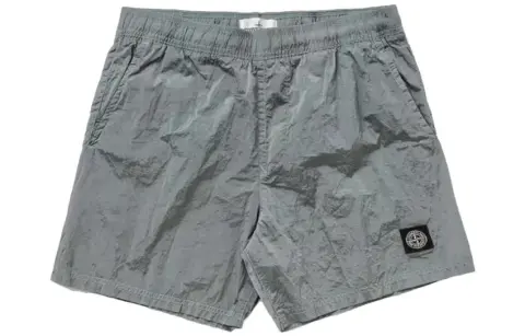 STONE ISLAND Casual Shorts Men's Silver Gray