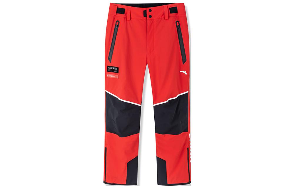 Anta Variety Training Collection Ski Pants Men’s Red
