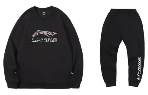 Li Ning Casual Sportswear Men's Crew Neck Moderate