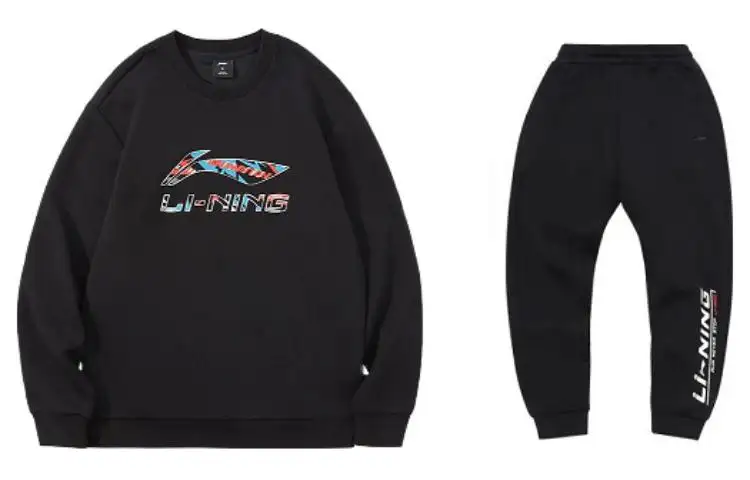 Li Ning Casual Sportswear Men's Crew Neck Moderate