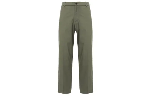 UNIQLO Casual Pants Men's Olive Moderate Straight Fit Pants