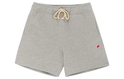 New Balance Teddy Made Core Shorts Athletic Grey