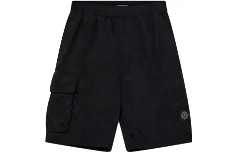 STONE ISLAND Casual Shorts Men's Black