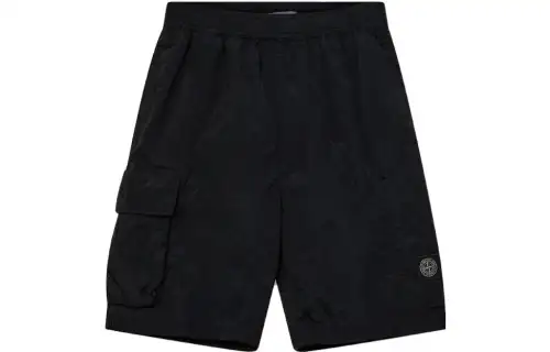 STONE ISLAND Casual Shorts Men's Black
