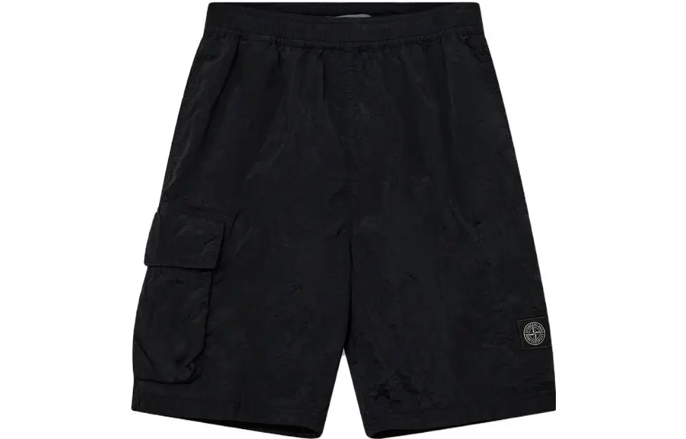 STONE ISLAND Casual Shorts Men's Black