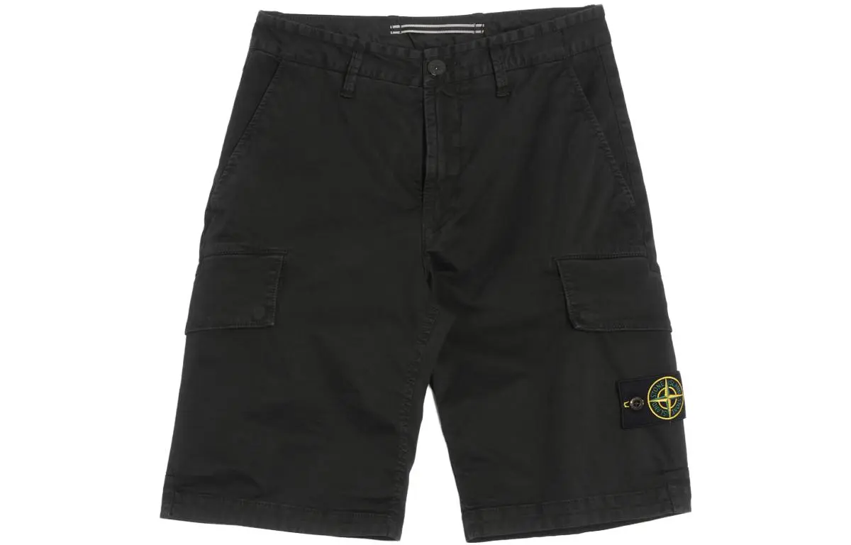 STONE ISLAND Casual Shorts Men's Black