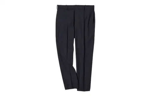 UNIQLO Casual Pants Men's Navy Blue Moderate Straight Fit Pants