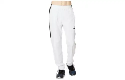 ASICS Casual Pants Men's White Moderate Straight Fit Pants
