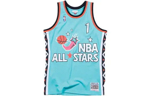 Mitchell & Ness × NBA Swingman Fan Edition All-Star ALL STAR Anfernee Hardaway Retro Comfortable Sports Breathable Basketball Vest Same Style for Men and Women