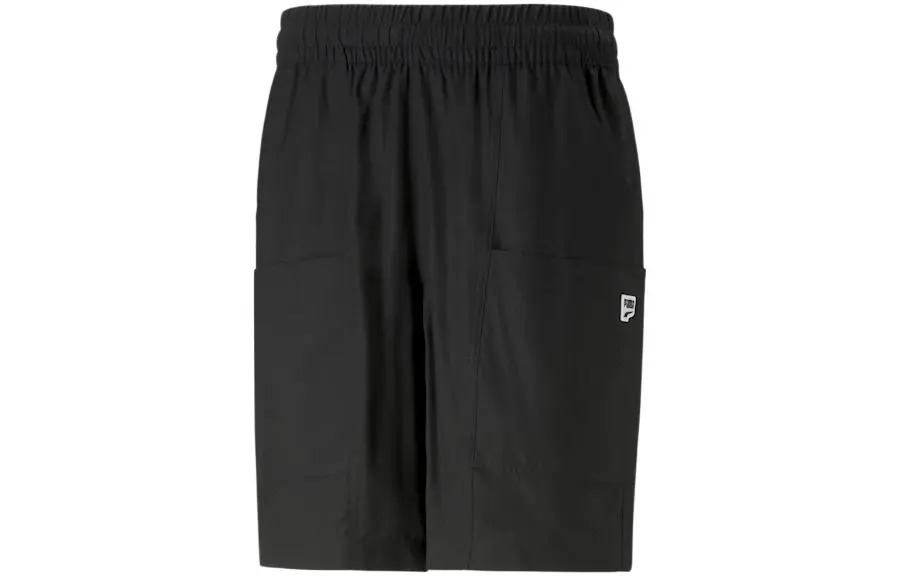 PUMA Downtown Casual Shorts Men's Black Moderate