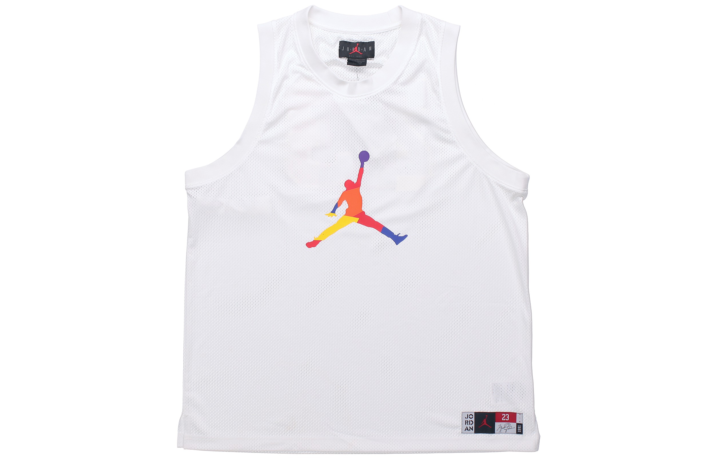 Jordan Basketball Jersey Men’s White