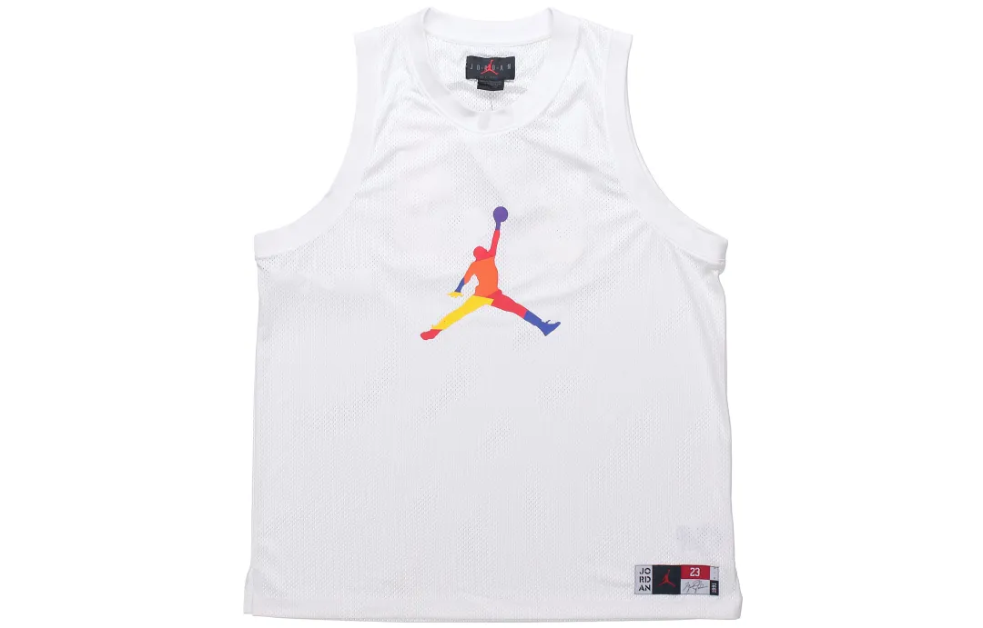 Jordan Basketball Jersey Men's White