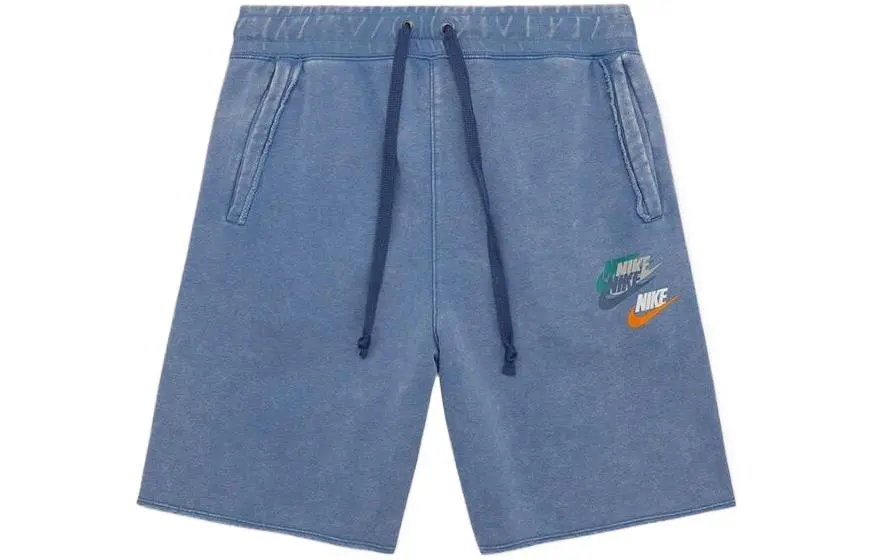 Nike Casual Shorts Men's Blue Moderate