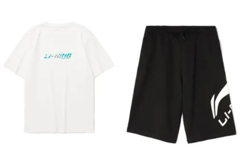 Li Ning Casual Sportswear Men's Crew Neck Moderate