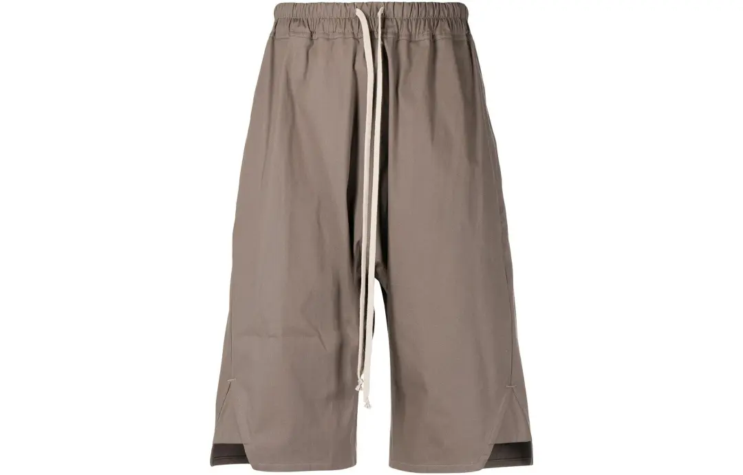 RICK OWENS Belted Side Slit Shorts