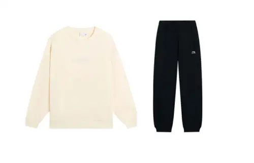 Li Ning Casual Sportswear Men's Crew Neck Moderate