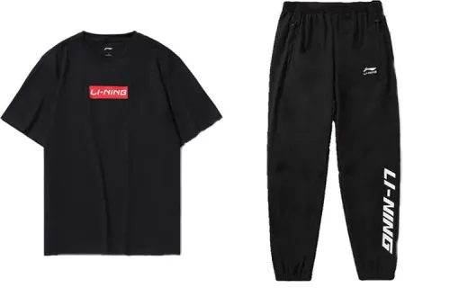 Li Ning Casual Sportswear Men's Crew Neck Moderate