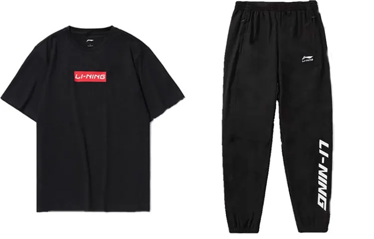 Li Ning Casual Sportswear Men's Crew Neck Moderate