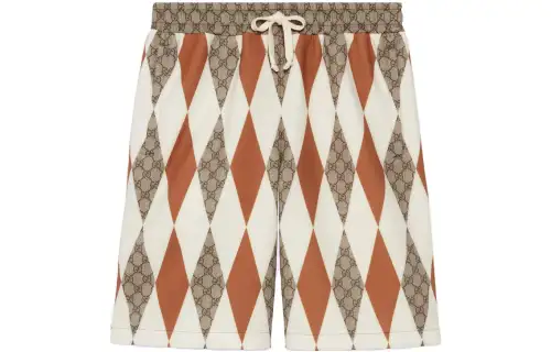 GUCCI Casual Shorts Men's Brown Moderate